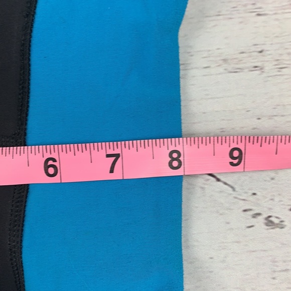 Lululemon "RUN PACE" black/blue crop pants size 2 - Picture 8 of 10